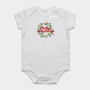 Christmas lighting Baby Bodysuit